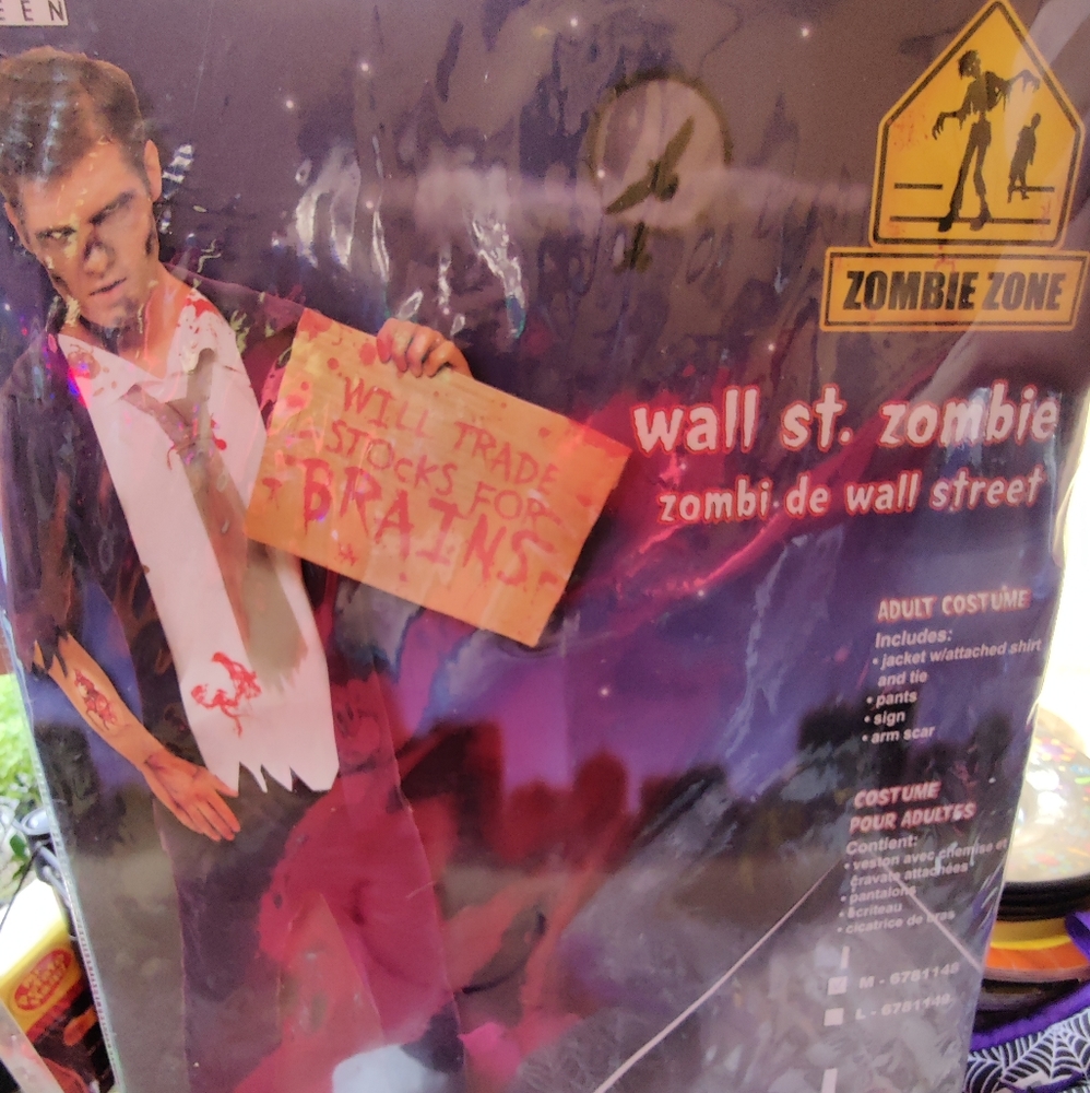 Wall Street zombie costume